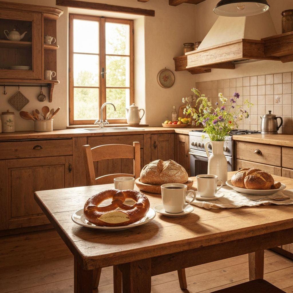 Frühstück am Morgen